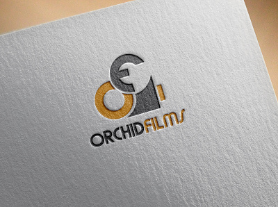 Orchid Films Logo Design design film logo design photoshop visoice