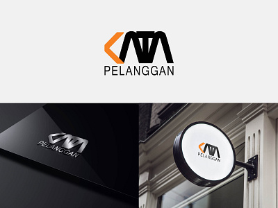 KATA PELANGGAN Logo Design MOCKUP branding illustration logo design photoshop