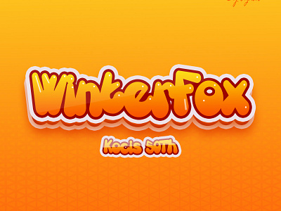 WinterFox Illustration branding design illusilator logo design