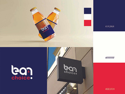LEAN Choice Logo Branding design branding lean lean choice logo logo design photoshop red trends visoice white