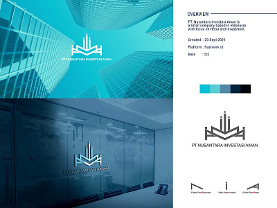 PT. Nusantara Investasi Aman big company logo branding design elegent logo graphic design illusilator illustration investasi investment logo logo company logo design logo hotel photoshop trend logo ui vector visoice