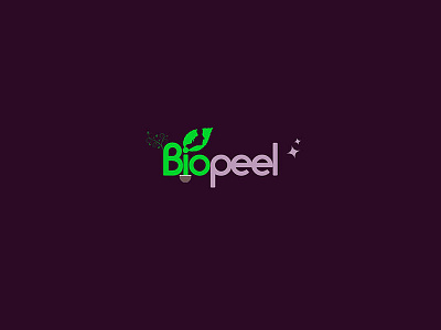 BioPeel Logo design 2018 biopeel logo logo design photoshop visoice
