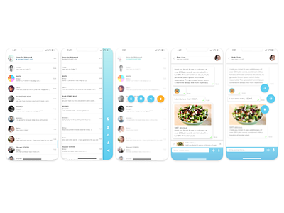 internal messenger Kavano Project composition design design app gestalt ui uiux ux