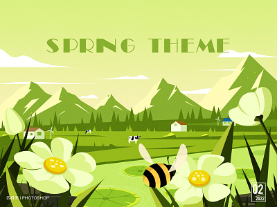 Spring theme branding 插图