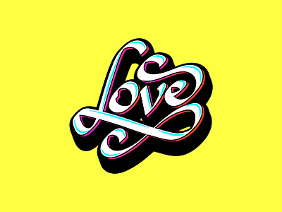 Love Typography branding color customtypography design handlettering logo typography typography design