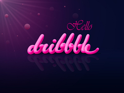 dribbble typography