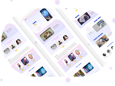 Brain control smartphone website design adobexd cool design smartphone uidesign uiux uxdesign website design website designer