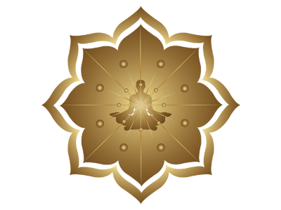 Yoga buddha design flower golden illustration illustrative logo png t shirt design yoga