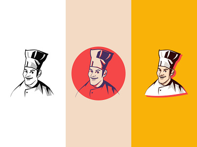 chef character animation branding character chef design graphic design identity illustration logo vector