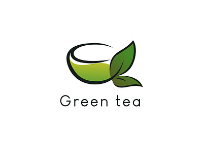 Green tea design logo animation brand identity branding design graphic design green green tea identity illustration logo logo brand package tea typography vector visual visual branding