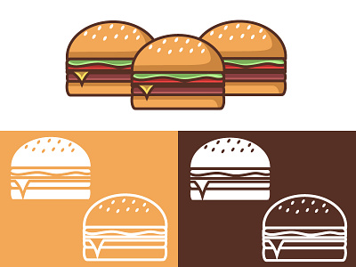 Burger animation app art brand branding busines card character design flat icon identity illustration illustrator logo minimal mobile namecard type ux vector