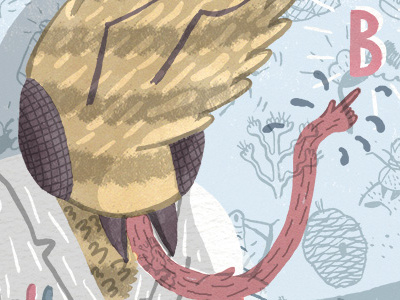 Honey Bees Tongues ed j brown editorial illustration illustrator ycn