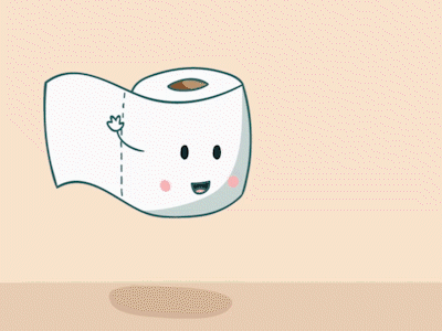 Toilet Paper 2danimation after affects after effects animation aftereffects animation bacteria bacterium cartoon corona coronavirus game motion animation motiongraphics toilet paper