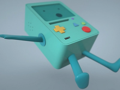 Adventure Time BMO 3d 3d animation 3d art 3d artist 3d character 3d character modeling 3dsmax azerbaijan baku cgartist modeling octane octane render octanerender voltage animation studio