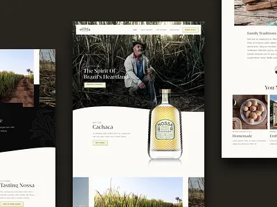 Nossa Cachaca Brazil – Tequila brazil design spirits tequila web design website