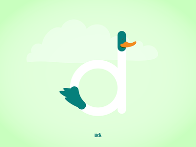 Letter D(uck) x @inkovid challenge d design ducks illustration letter quarantine typo typography vector