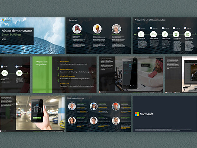 Vision Demonstrator Microsoft page design page layout powerpoint design powerpoint presentation