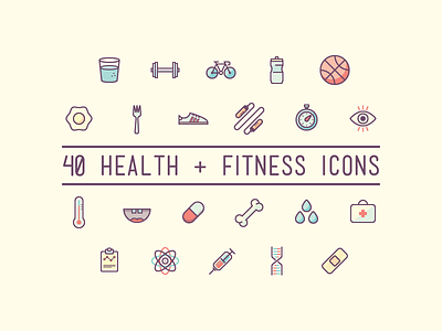 Health & Fitness Icons (download) download fitness free health icons