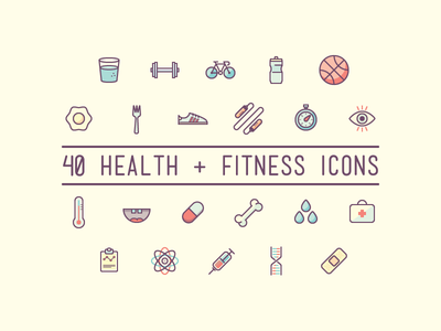 Health & Fitness Icons (download)