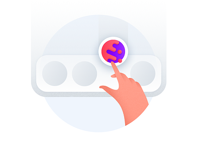 Put Cake On Your Dock browser cake hand illustration mobile
