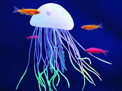 Neon Jellyfish