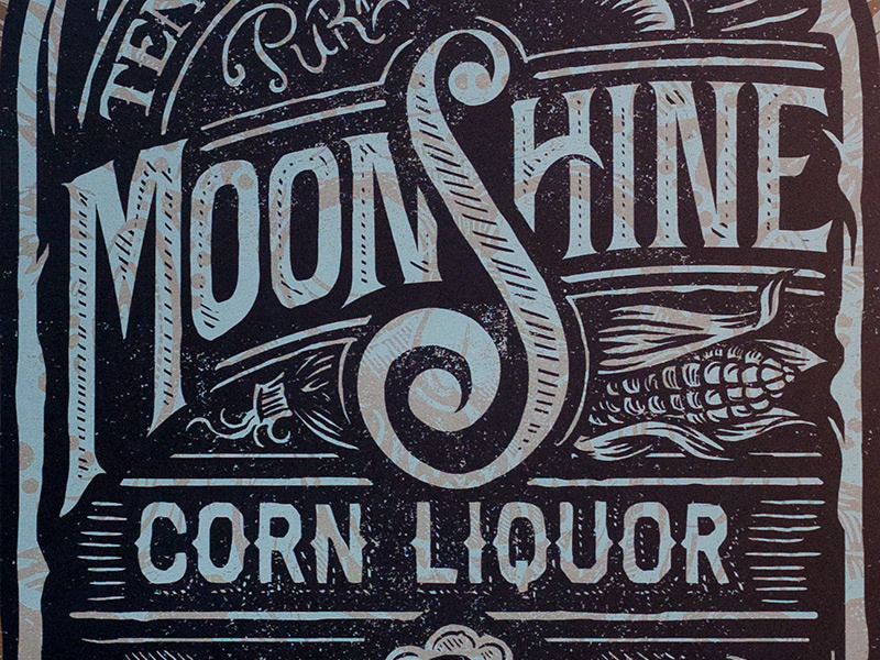 aldo-s-moonshine-corn-liquor-art-print-by-derrick-castle-on-dribbble