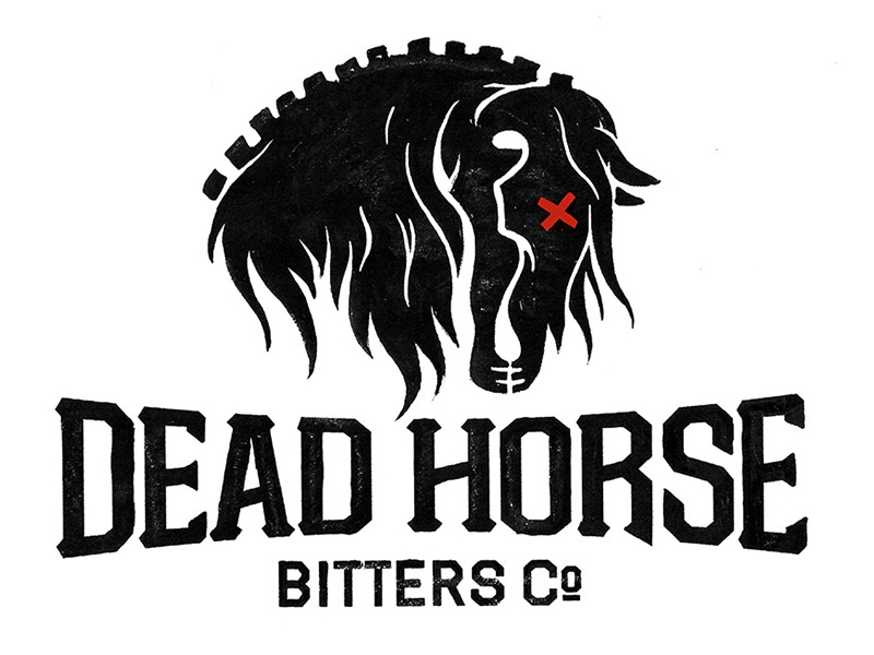 Dead Horse Bitters Co Logo Design By Derrick Castle On Dribbble