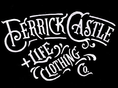 Co-Brand with Life Clothing americana art branding castle derrick castle design drawing folk graphic design illustration lettering life nashville straw castle strawcastle typography