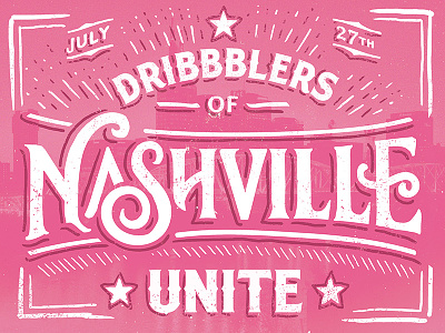 Dribbblers of Nashville Unite!