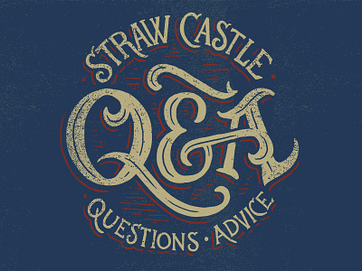 Q&A - Answers to Questions & Advice advice answers art blog design illustration qa questions straw castle strawcastle typography