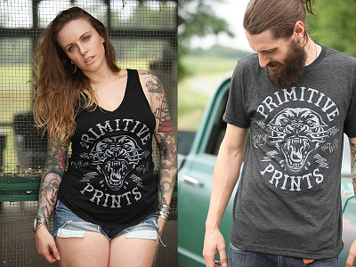 Primitive Prints - Tee by Derrick Castle on Dribbble