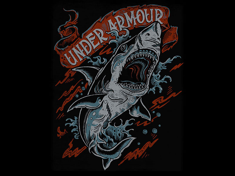 under armour shark shirt