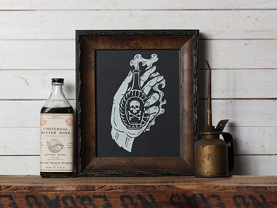 Fatal Hand - Limited Edition Screen Print