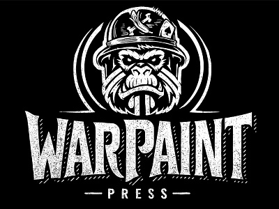 Warpaint Press army art branding castle derrick derrick castle design drawing gorilla graphic design illustration nashville nashvillemafia straw castle typography warpaint