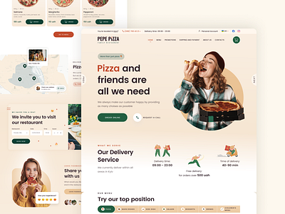 UI / UX Design Pizza Delivery