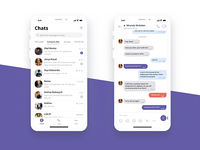 Viber mobile messenger redesign