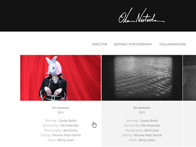 Logo and Minimalist Single Page Website/Portfolio