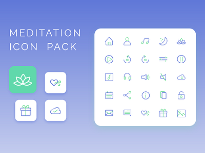 Meditation Icon Pack