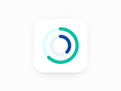 App Icon | Google Fit | Daily UI 005 android app app design app icon circle fit google google fit health ios logo logo design progress rounded tracking vector