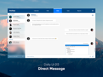 Daily UI 013 - Direct Messaging