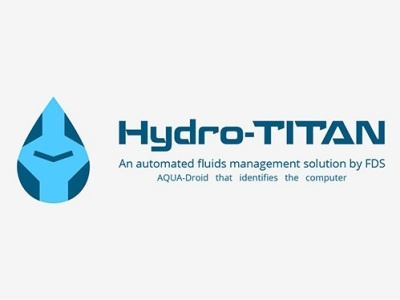 Hydro-TITAN automated design fluids hydro logo management solution titan water