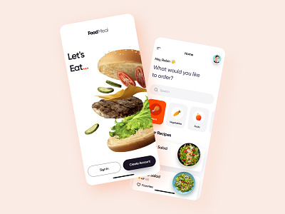 🍳🍔Cooking Recipe App Concept🍻