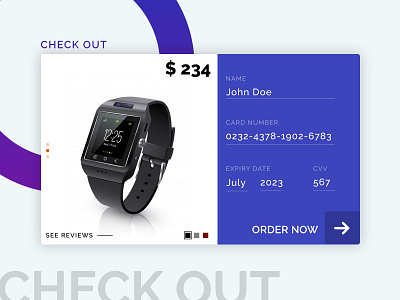 Checkout UI blue cart checkout design designs ecommerce ecommerce business ecommerce design ui uidesign ux uxdesign uxui watch web design webapp webapplication webdesign webdesigner website