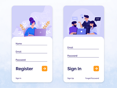 Sign In & Register Page