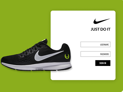 Popular Sastre aceptable E commerce Web app Login Page Concept for Nike by Joyat Joseph on Dribbble