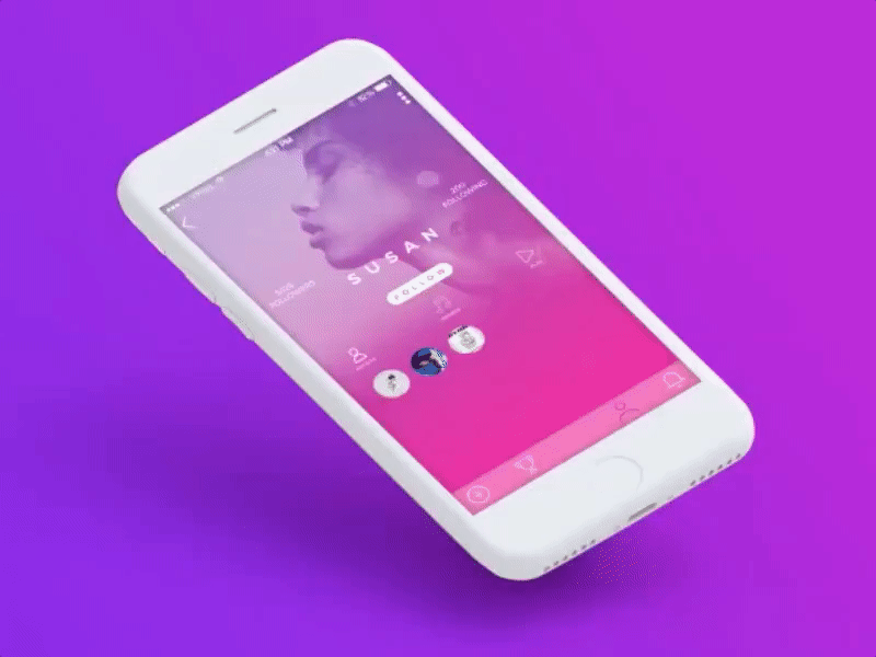 Music App Concept app design uiux