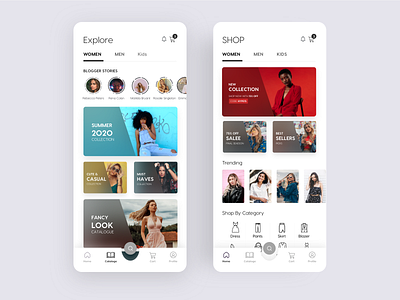 Fashion Shopping App app clean clothes clothing design e commerce e commerce app fashion app interface ios minimal mobile app product design shopping shopping app ui ux