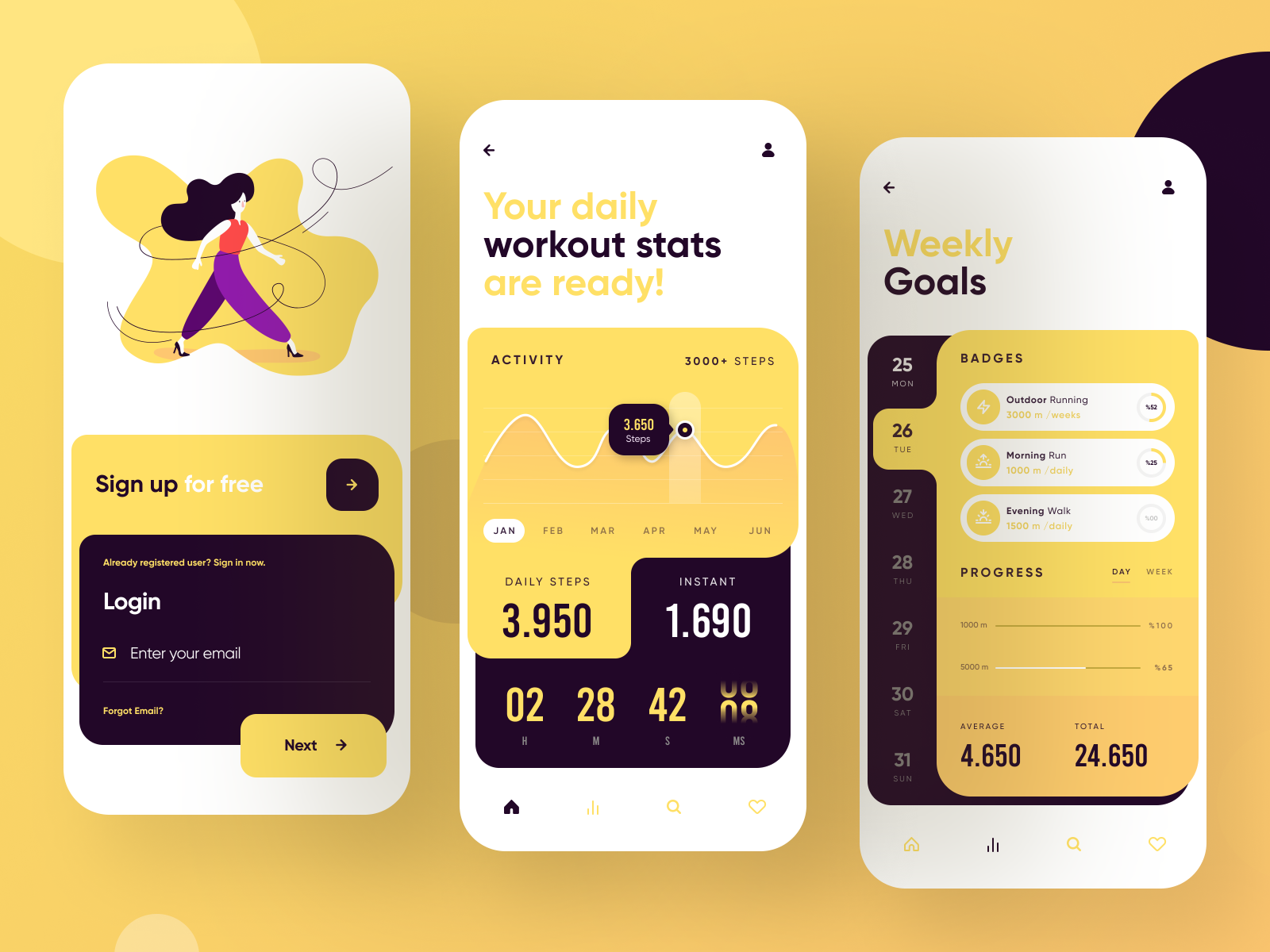 workout-app-by-murat-ak-on-dribbble