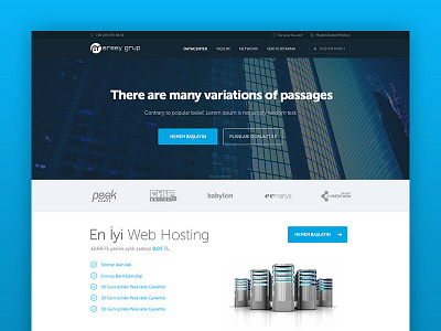 Network Website Homepage