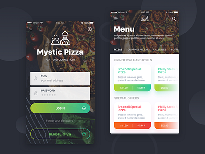 Food Deliver App Design